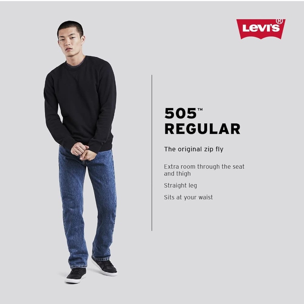 505 Levi’s Jeans Regular Size W29 x L32 - Picture 7 of 11